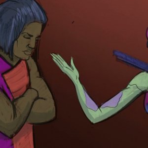 STARFUNK STORY BOARDS THE BEGINNING 1st Draft