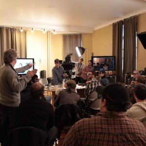 Rex Mets Teaching 3D Student Filmmakers.JPG