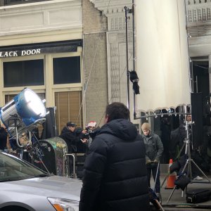 The Politician Production Photos - Shooting in NYC 1-23-2020