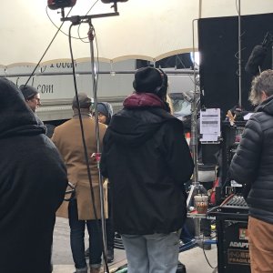 The Politician Production Photos - Shooting in NYC 1-23-2020