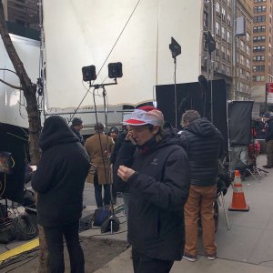 The Politician Production Photos - Shooting in NYC 1-23-2020