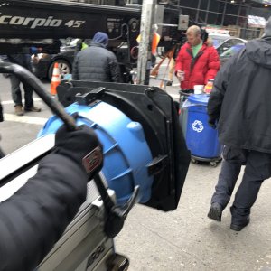 The Politician Production Photos - Shooting in NYC 1-23-2020