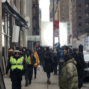 The Politician Production Photos - Shooting in NYC 1-23-2020