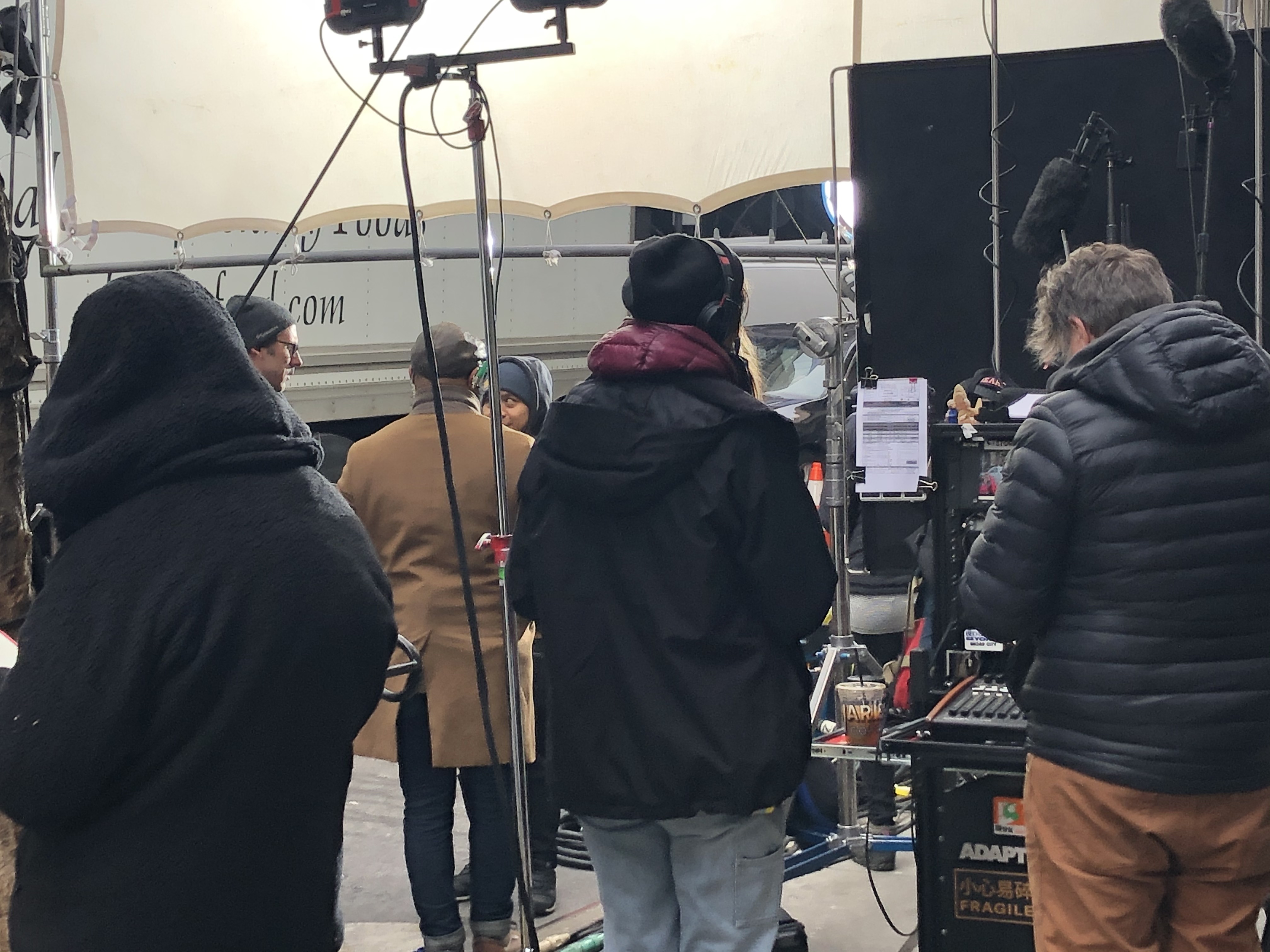 The Politician Production Photos - Shooting in NYC 1-23-2020