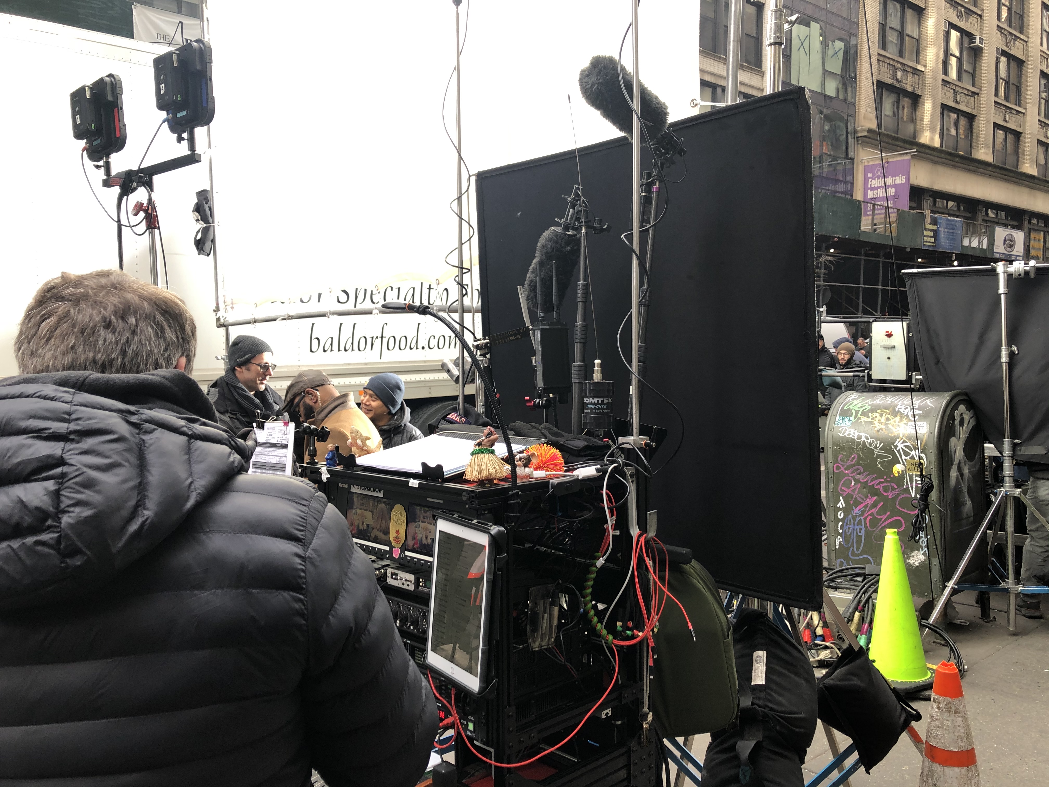 The Politician Production Photos - Shooting in NYC 1-23-2020