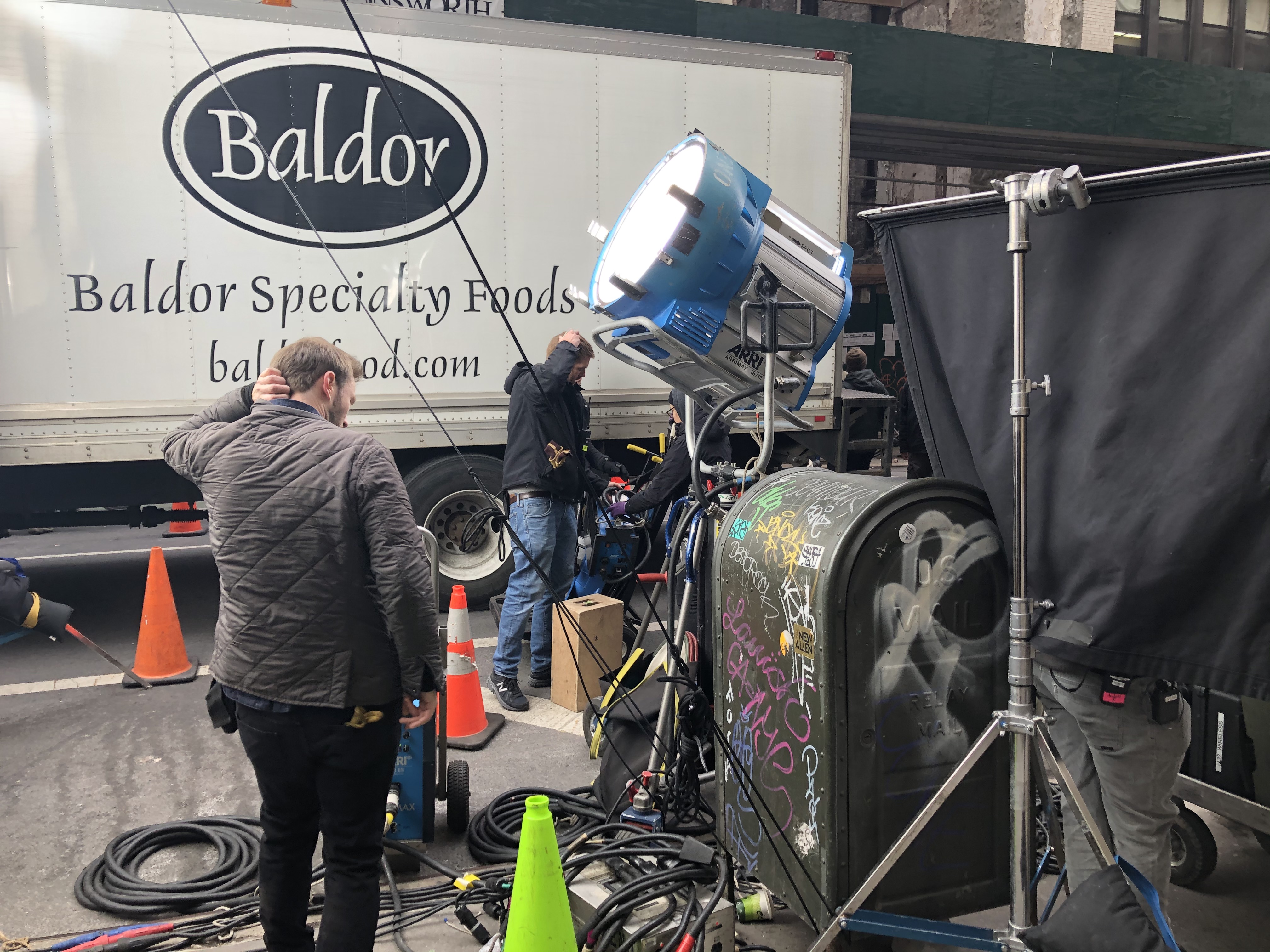 The Politician Production Photos - Shooting in NYC 1-23-2020