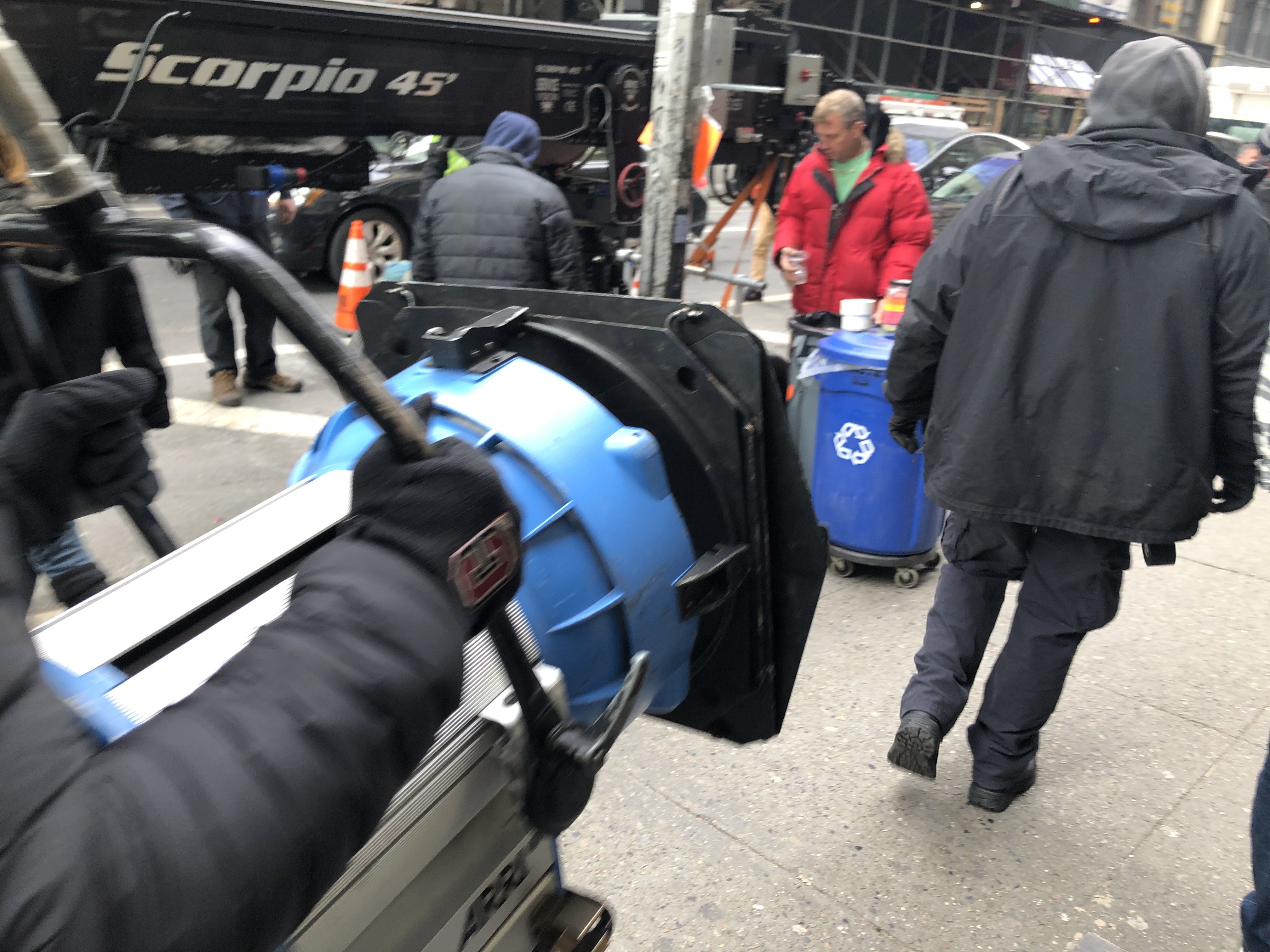 The Politician Production Photos - Shooting in NYC 1-23-2020