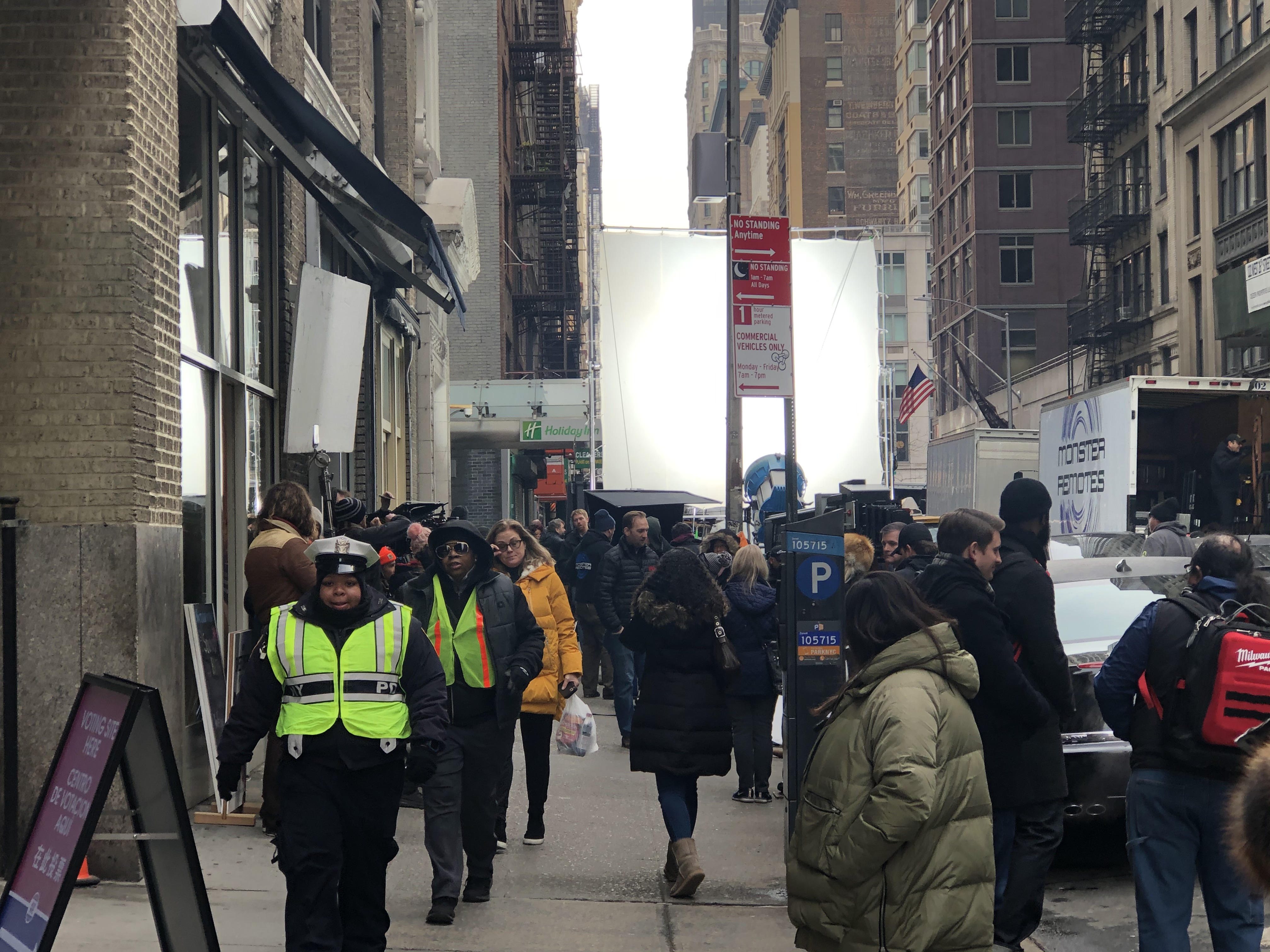 The Politician Production Photos - Shooting in NYC 1-23-2020